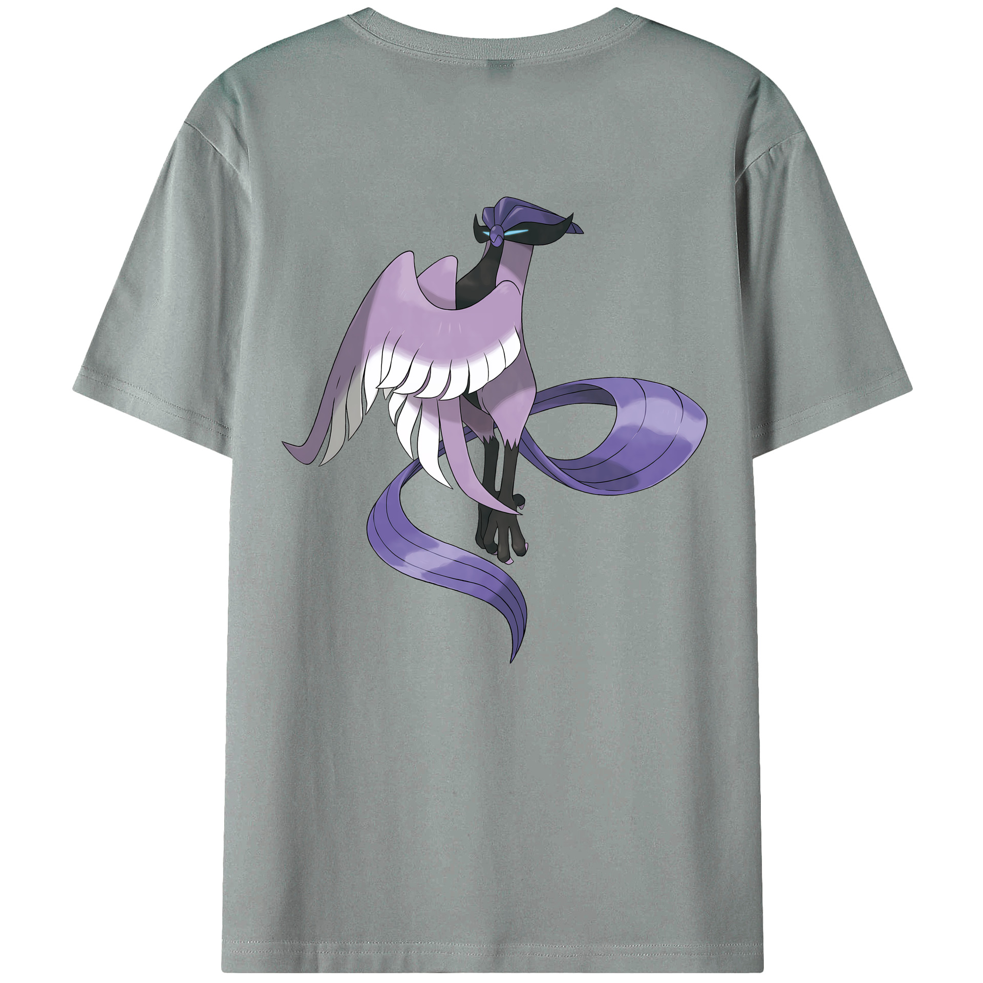（画像用） ポケットモンスター Pokémon 綿100％ メンズ半袖Tシャツ（バックプリント） 通気性